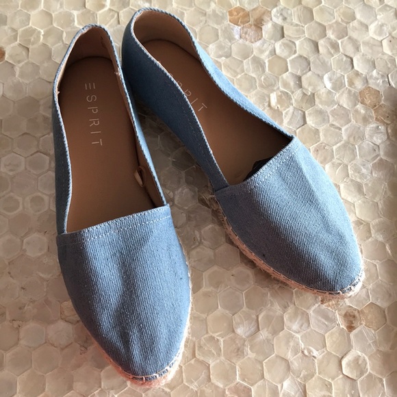 Esprit Shoes - NWOB ESPRIT Blue denim espadrilles size 8